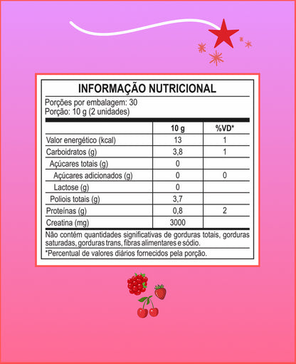 Creatina - Frutas Vermelhas