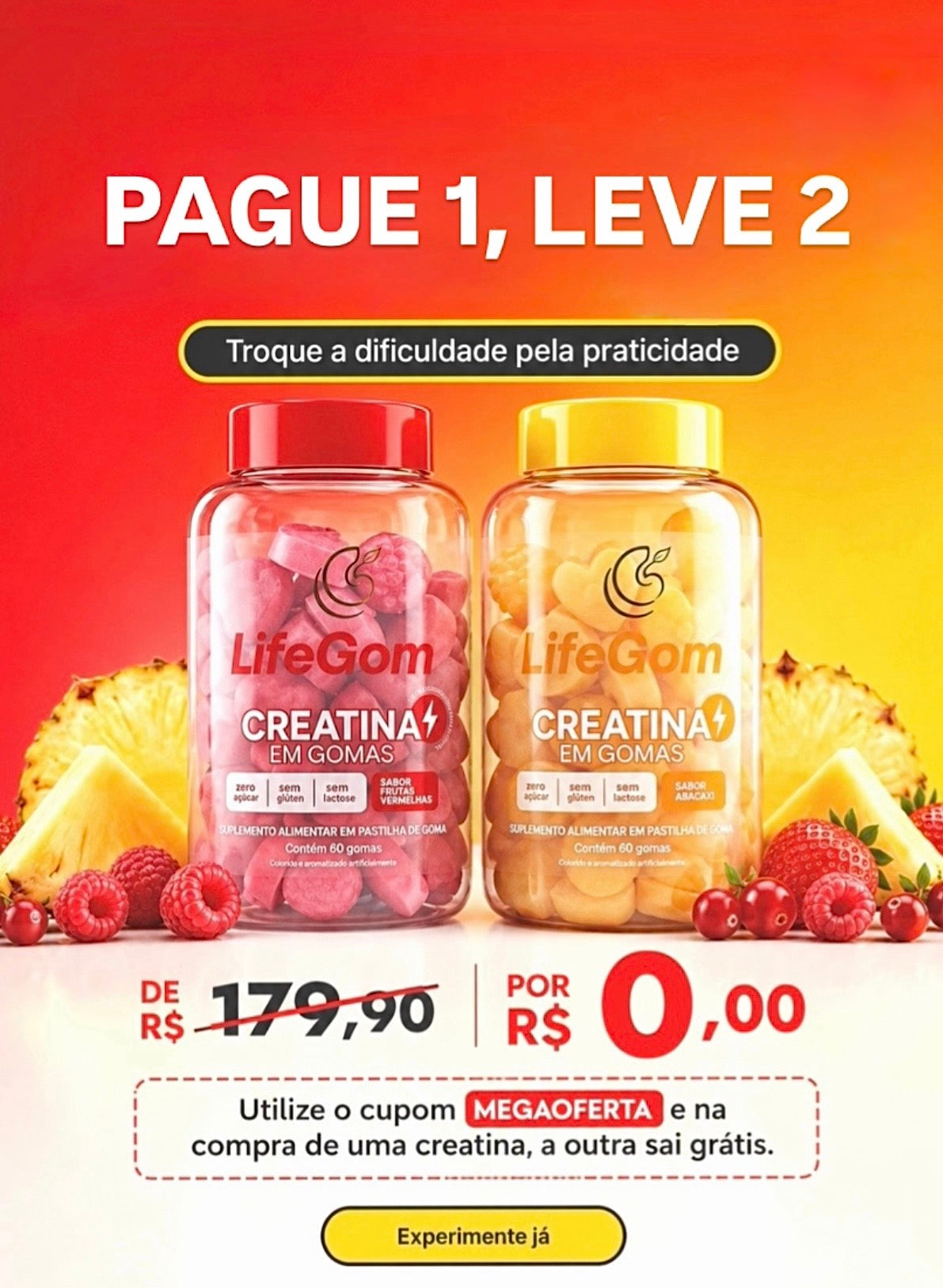 Creatina LifeGom em gomas